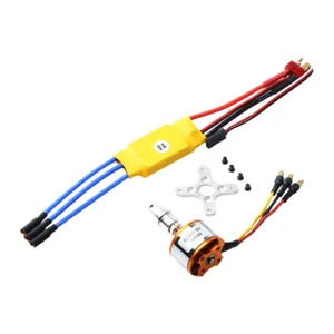 1000KV Brushless Motor 30A ESC Motor Speed Controller For RC Plane RC Helicopter - Picture 1 of 8