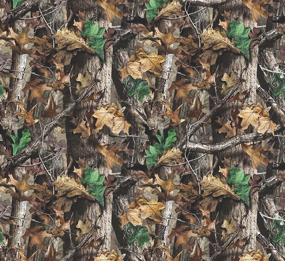 Хлопок настоящее дерево простоя камуфляж деревья листья ткани печати в ярдах D768.50 - Изображение 1 из 1