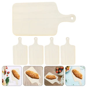 Mini Bandeja de Madera 5 Piezas para Servir Pan y Decoración de Mesa - Imagen 1 de 12