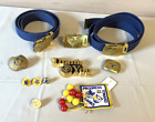 Cub Scouts 1,2,3 & Award Pins, Handkerchief Ties, Belts, Buckles, & Paper Weight