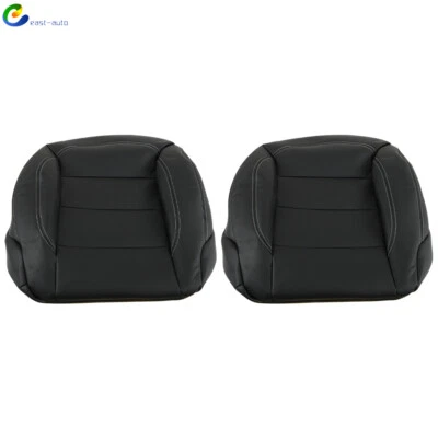 Front Left Right Seat Cover Blk Leather For Mercedes Benz ML350 ML550 2012-2015 - Image 1 of 4
