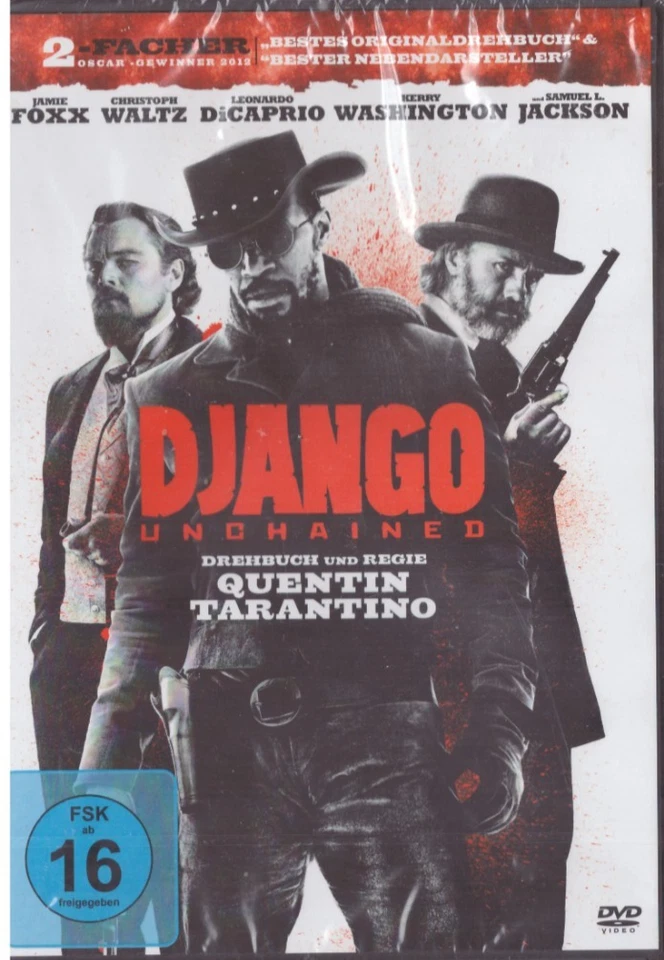 Django Unchained - Jamie Foxx, Christoph Waltz, Leonardo DiCaprio - DVD Neu - Bild 1 von 1