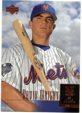 2001 UPPER DECK DAVID WRIGHT ROOKIE #52 - NEW YORK METS XRC - NM or BETTER