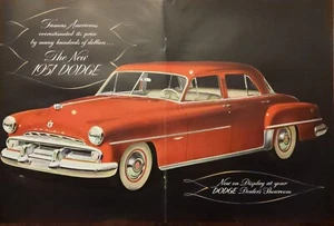 1951 vintage Dodge automobile print ad, Post World War ll - Picture 1 of 1