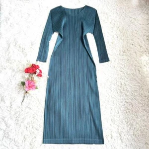 Pleats please Issey Miyake long dress size 3 - Picture 1 of 10