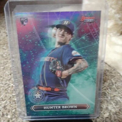 2023 Bowman's Best - Astral Projections #AP-12 Hunter Brown (RC) - Image 1 of 2