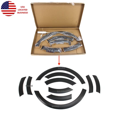 Body flare wheel arches cover extensions black 10pc kit set for 2009- 17 Q5 SQ5 - Imagem 1 de 4