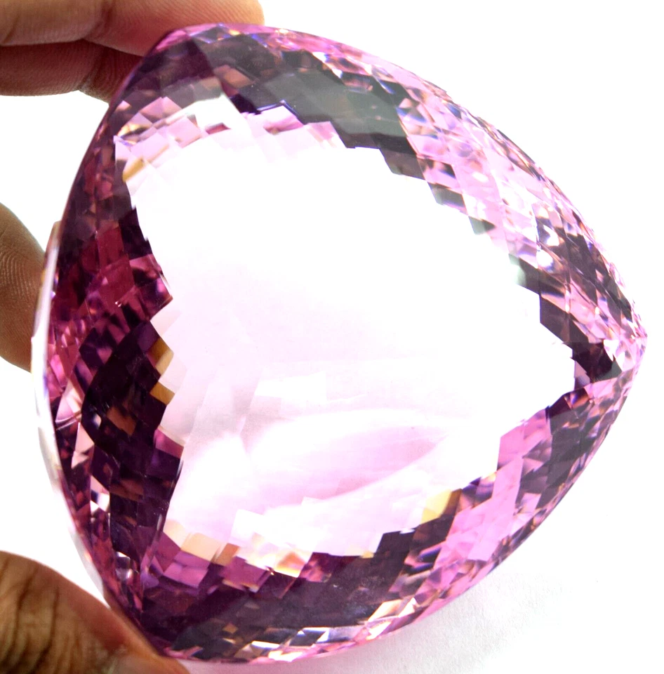 1900 Ct Trillón Corte Certificado Brasil Topacio Rosa Creado en Laboratorio Piedra Limpia para Ojos MS Foto 1 de 4