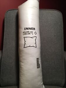 ikea inner 65 x 65cm (26x26”) polyester filled cushion pad