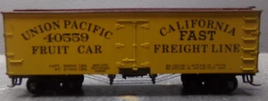 COCHE DE FRUTAS BILLOARD BILLOARD REFRIGERADO ESCALA ROUNDHOUSE HO UNION PACIFIC - Imagen 1 de 6