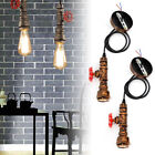 2Stk Industrial Hngelampe Wasserrohr Pendelleuchte Retro Deckenleuchte Bar Cafe