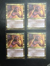 4x MALIGNANT GROWTH Mirage MTG Enchantment Rare