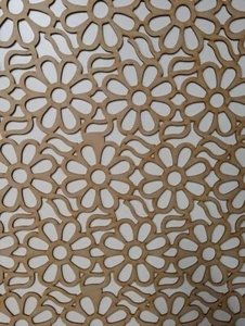 Rejilla de madera 6 mm de espesor mdf panel decorativo para cubiertas de radiadores, patrón SL11 - Imagen 1 de 2