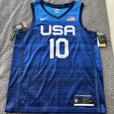 jayson tatum jersey Authentic Nike Team USA Mens XL **RARE** Boston Celtics #10 Cover