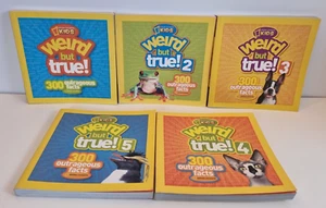 Weird But True Books 1 2 3 4 5 National Geographic Kids 5 Book Set - Picture 1 of 10