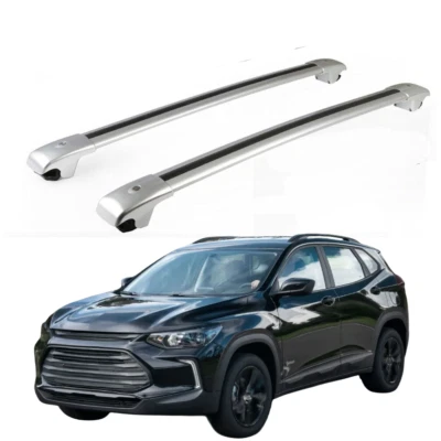Cross Bar Fits For chevrolet tracker 2019-2024 Roof Rail Rack Lockable Cargo Bar - Image 1 of 4
