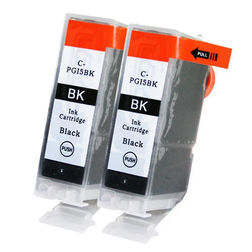 2 PK PGI-5 PGI5 Black Ink Cartridge fit for Canon PIXMA MP950 MP970 MX700 MX850 - Image 1 of 1