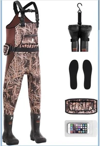 Waterfowl Hunting Waders for Women, Waterproof Duck Hunting Waders Female Insula - Picture 1 of 8