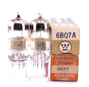 Zwei Westinghouse 6BQ7A 6BZ7 Röhren NOS NIB AMPLITREX Ergebnisse - Bild 1 von 1