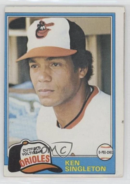 1981 O-Pee-Chee Gray Back Ken Singleton #281 - Image 1 of 2