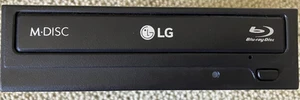 LG WH14NS40 SUPERMULTI SATA M-DISC UHD BLU-RAY, DVD, CD, SATA - used - Photo 1/5