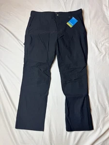 Columbia Jasper Butte Pantalones de Senderismo Repelentes al Agua Negros NUEVO Para Hombre 40 x 32 - Imagen 1 de 7