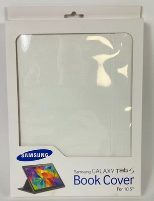 Samsung Book Cover for Galaxy Tab S 10.5 Dazzling White EF-BT800BWEGUJ - Image 1 of 4