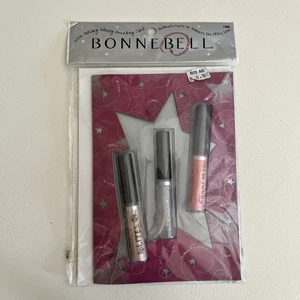 Bonne Bell Liplites 3 Lipgloss Holiday Card Creme Pie Zuckerwürfel Vanille Y2K - Bild 1 von 7