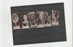 Tarjeta fotográfica vintage de chocolate turco Shirley Temple 1930 12 PIEZAS - Imagen 1 de 2