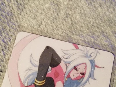 Android 21 Dragon Ball Z Super Waifu Anime Card ACG Goddess Holo - Image 1 of 2