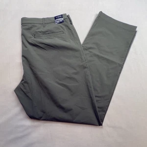 Pantalones técnicos J Crew para hombre 38X32 gris frente plano rendimiento elásticos rectos nuevos con etiquetas - Imagen 1 de 8