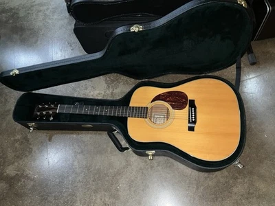 Vintage Sigma DM-18 acoustic guitar DM-18 made in Taiwan 1980 with Martin case - Image 1 of 4