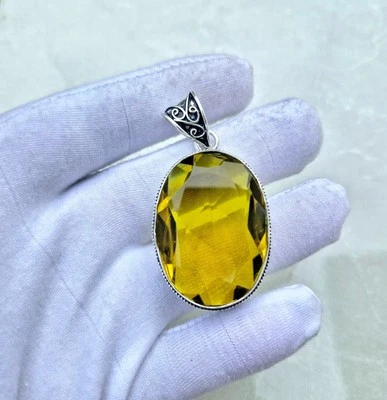 Ciondolo gioiello in argento sterling .925 fatto a mano con pietra preziosa... - Immagine 1 di 4