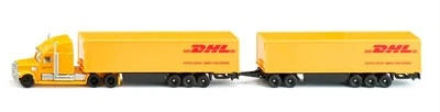 SIKU - Camion des transport DHL - avec remorque 3 Essieux et remorque 2+3 Ess... - Photo 1/4