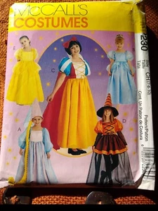McCall's Costumes Princess Pattern Snow White Cinderella Size 7-10 - Picture 1 of 2