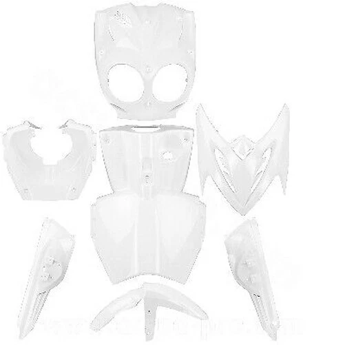 Set 7 Pièces Carénage Original Line Blanc MBK 50 Stunt 2005-2014