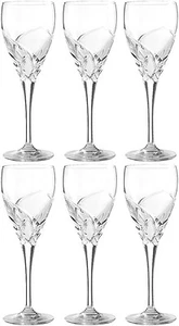 RCR CRYSTAL DA VINCI GROSSETO SMALL WINE GLASSES 17cl (SET OF 6) BRAND NEW - Picture 1 of 1