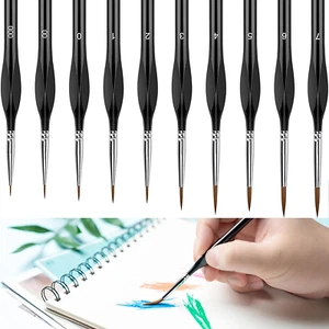 10PCS Detail Paint Brush Set Durable Miniature Painting Brushes, Micro Paint ... - Picture 1 of 12