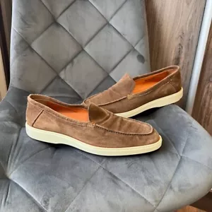 Santoni Men's Suede Loafers Slip-On US 9 / UK 8 / EU 42 - Picture 1 of 11