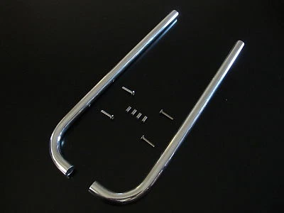 Brand New Pair Polish Exhaust Pipe Stack 1/14 Tamiya Semi Tractor King Hauler - Image 1 of 2