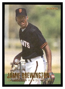 1996 Fleer #584 JAMIE BREWINGTON RC San Francisco Giants ~D9PP