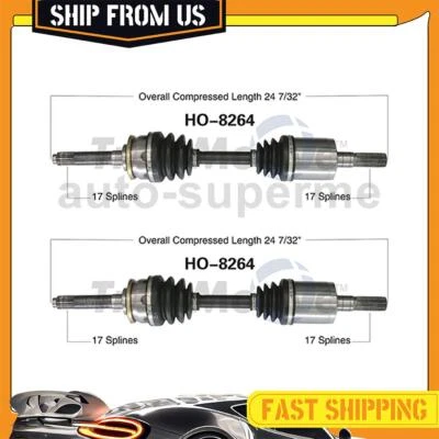 Para Acura SLX 3,5 L 4x4 1998-1999 eje CV delantero medio eje juntas 2x Foto 1 de 3