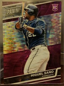 2016 Panini National VIP Miguel Sano Prizm RC #3/50 TWINS #63 - Bild 1 von 2
