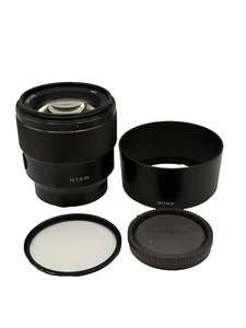 SONY FE 85mm F/1.8 SEL85F18 (for SONY E mount) Hood Filter Back Cap - Picture 1 of 19