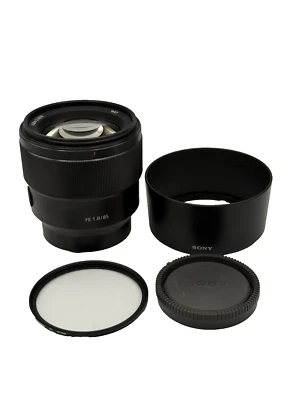 SONY FE 85mm F/1.8 SEL85F18 (for SONY E mount) Hood Filter Back Cap - Image 1 of 4