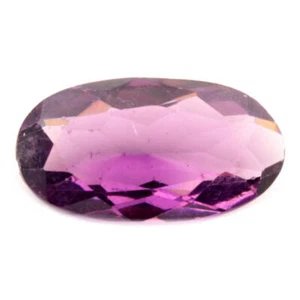 Czech antique large oval amethyst purple glass rhinestone 31x17mm - Picture 1 of 3