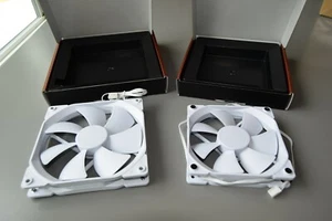 Fractal Dynamic x2 GP-14 (140 mm) & X2 Gp-12 (120 mm) - 2 stock PC case fans - Zdjęcie 1 z 2