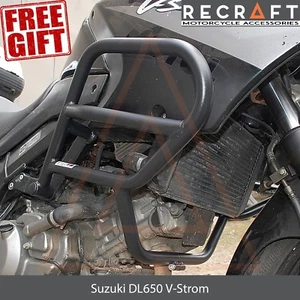 Suzuki DL650 V-Strom 2004-2011 Barras de choque Protector del marco del protector del motor + REGALO - Imagen 1 de 9