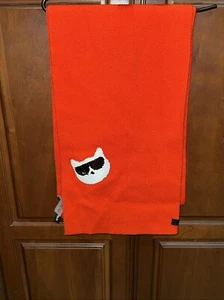 Karl Lagerfeld Choupette Pailletten Katze Pullover Schal rötliche Farbe gebraucht, in einwandfreiem Zustand - Bild 1 von 14