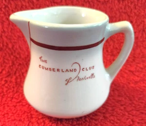 Vajilla de restaurante vintage de los años 50 Cumberland Club of Nashville Mayer China crema - Imagen 1 de 5